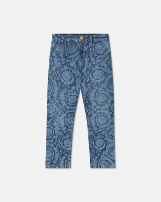 Lasergeschnittene Skinny-Jeans für Kinder