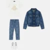 Lasergeschnittene Skinny-Jeans für Kinder
