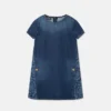 Lasergeschnittenes Jeanskleid für Kinder