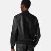 Leder-Bomberjacke