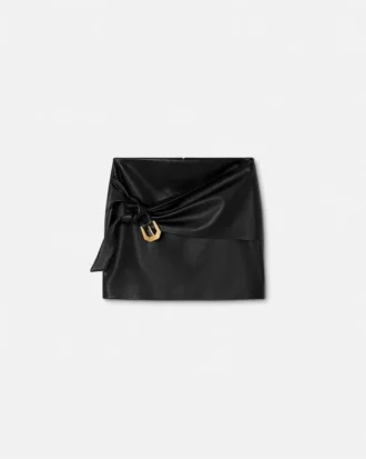 Leder-Minirock