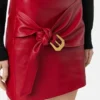 Leder-Minirock