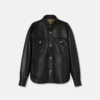 Leder-Overshirt