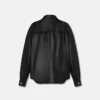 Leder-Overshirt