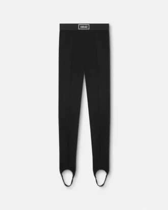 Leggings aus Viskosemischung mit Steg