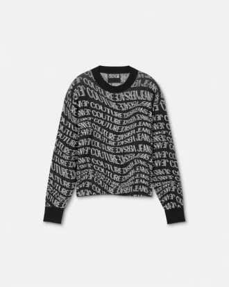 Liquify Logomania Strickpullover