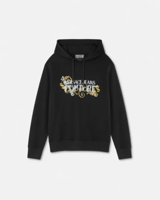 Logo-Hoodie mit normaler Passform