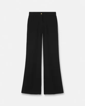 Logo-Hose mit weitem Bein