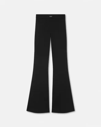 Logo-Hose mit weitem Bein