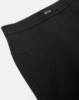 Logo-Hose mit weitem Bein