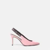 Logo Scarlett Lack-Slingback-Pumps