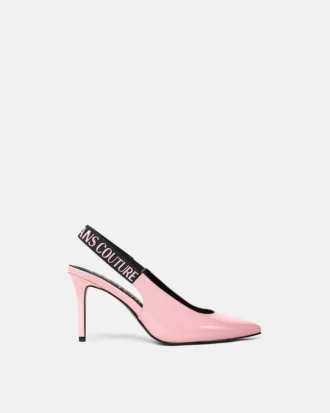 Logo Scarlett Lack-Slingback-Pumps
