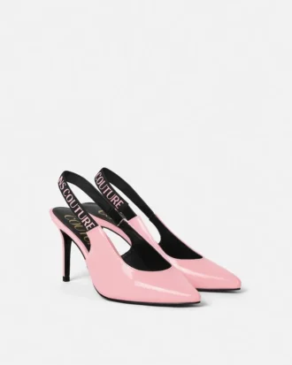 Logo Scarlett Lack-Slingback-Pumps