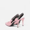 Logo Scarlett Lack-Slingback-Pumps