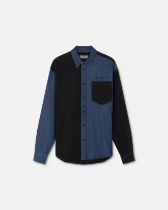 Logo-Shirt mit Farbblock