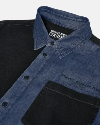 Logo-Shirt mit Farbblock