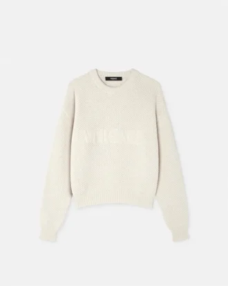 Logo-Strickpullover
