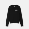 Logo-Strickpullover aus Kaschmir-Mischung