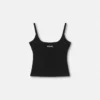 Logo-Tanktop mit Rippstrick