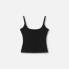 Logo-Tanktop mit Rippstrick