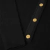 Maxikleid aus geripptem Merinowollstrick