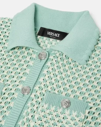 Maxikleid aus Häkelstrick