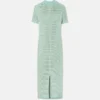 Maxikleid aus Häkelstrick