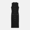 Maxikleid aus Woll-Kaschmir-Strick