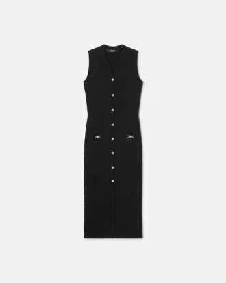 Maxikleid aus Woll-Kaschmir-Strick