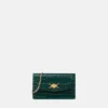 Medusa 95 Clutch mit Krokodilleder-Optik