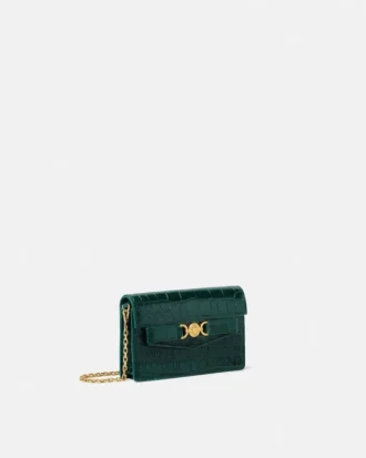 Medusa 95 Clutch mit Krokodilleder-Optik