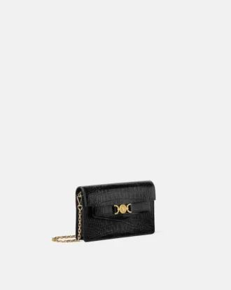 Medusa 95 Clutch mit Krokodilleder-Optik