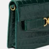 Medusa 95 Clutch mit Krokodilleder-Optik