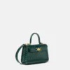 Medusa 95 Kleine Handtasche mit Krokodillederoptik und Tragegriff