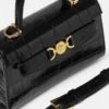 Medusa 95 Kleine Handtasche mit Krokodillederoptik und Tragegriff
