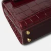 Medusa 95 Kleine Handtasche mit Krokodillederoptik und Tragegriff