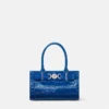 Medusa 95 Kleine Tasche mit Krokodilprägung