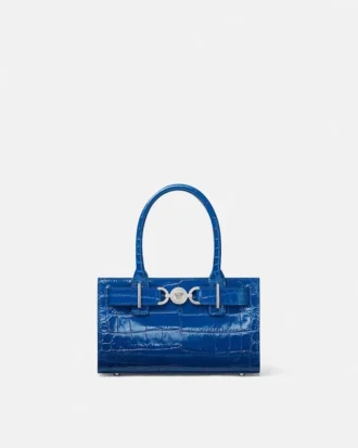 Medusa 95 Kleine Tasche mit Krokodilprägung