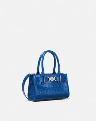 Medusa 95 Kleine Tasche mit Krokodilprägung