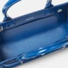 Medusa 95 Kleine Tasche mit Krokodilprägung