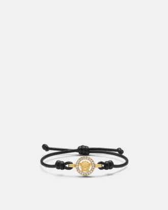 Medusa 95 Kristall-Lederarmband