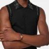 Medusa 95 Kristall-Lederarmband