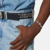 Medusa 95 Kristall-Lederarmband