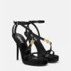 Medusa 95 Verzierte Satin-Sandalen 115 mm