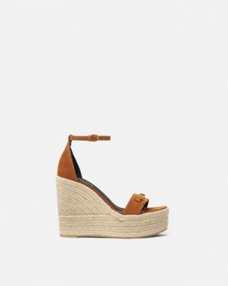Medusa 95 Wildleder-Keilsandalen 120 mm