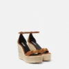 Medusa 95 Wildleder-Keilsandalen 120 mm
