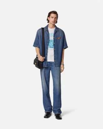 Medusa Biggie Denim-Hemd
