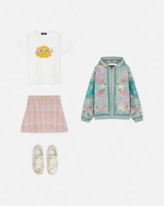 Medusa Coral Kids T-Shirt mit Nieten