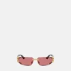 Medusa Honor Rechteckige Sonnenbrille