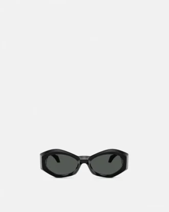 Medusa Plaque Geometric Sonnenbrille